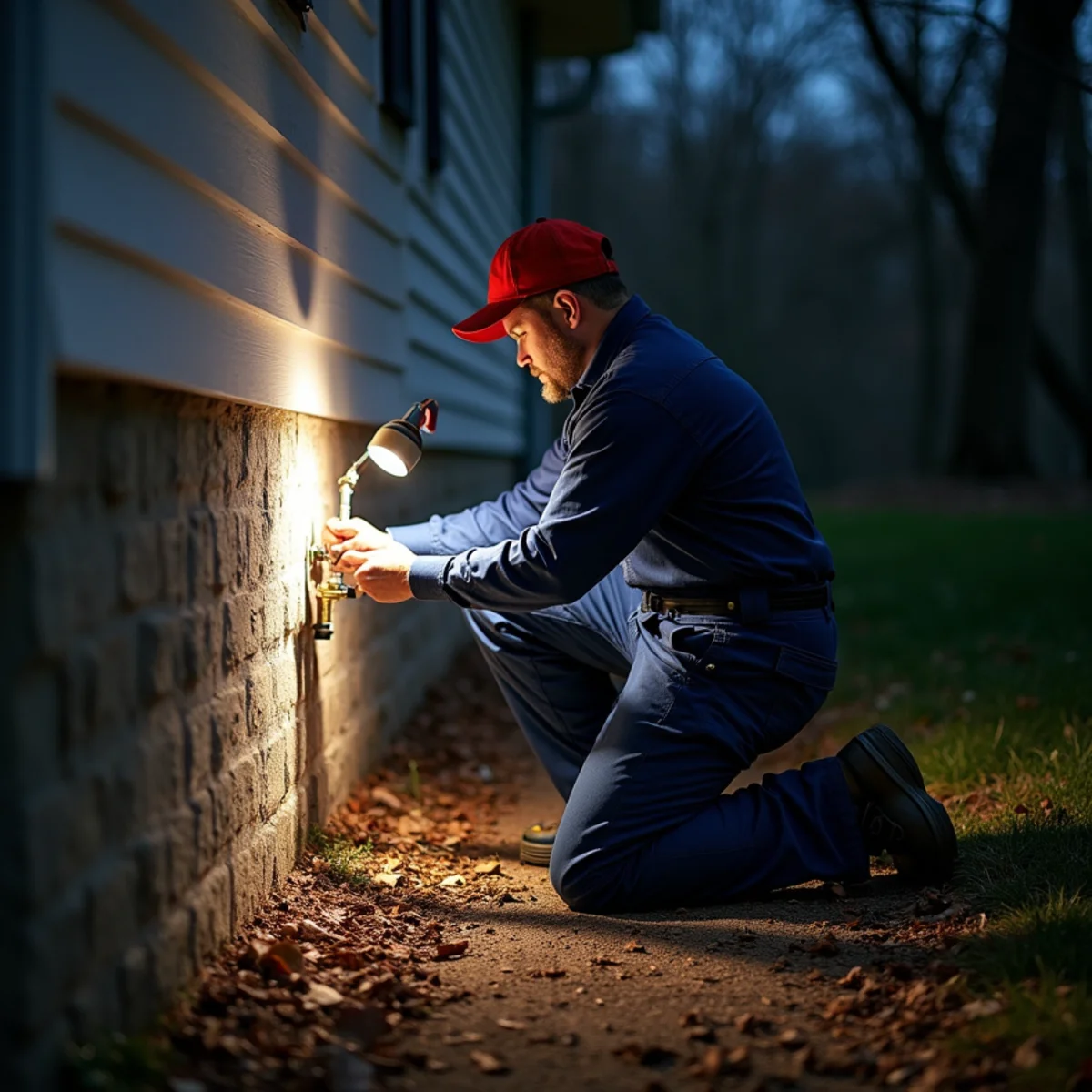 24/7 Emergency Plumbing being carried out at a home in Algonquin, IL