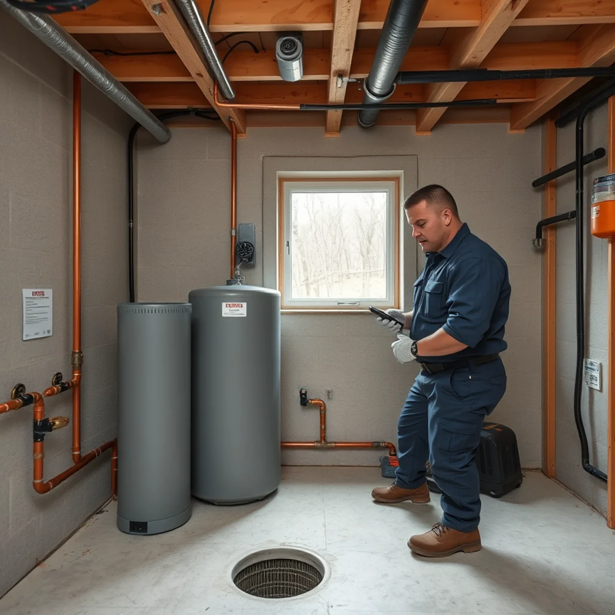 Water Softener Installation & Repair being carried out at a home in Algonquin, IL