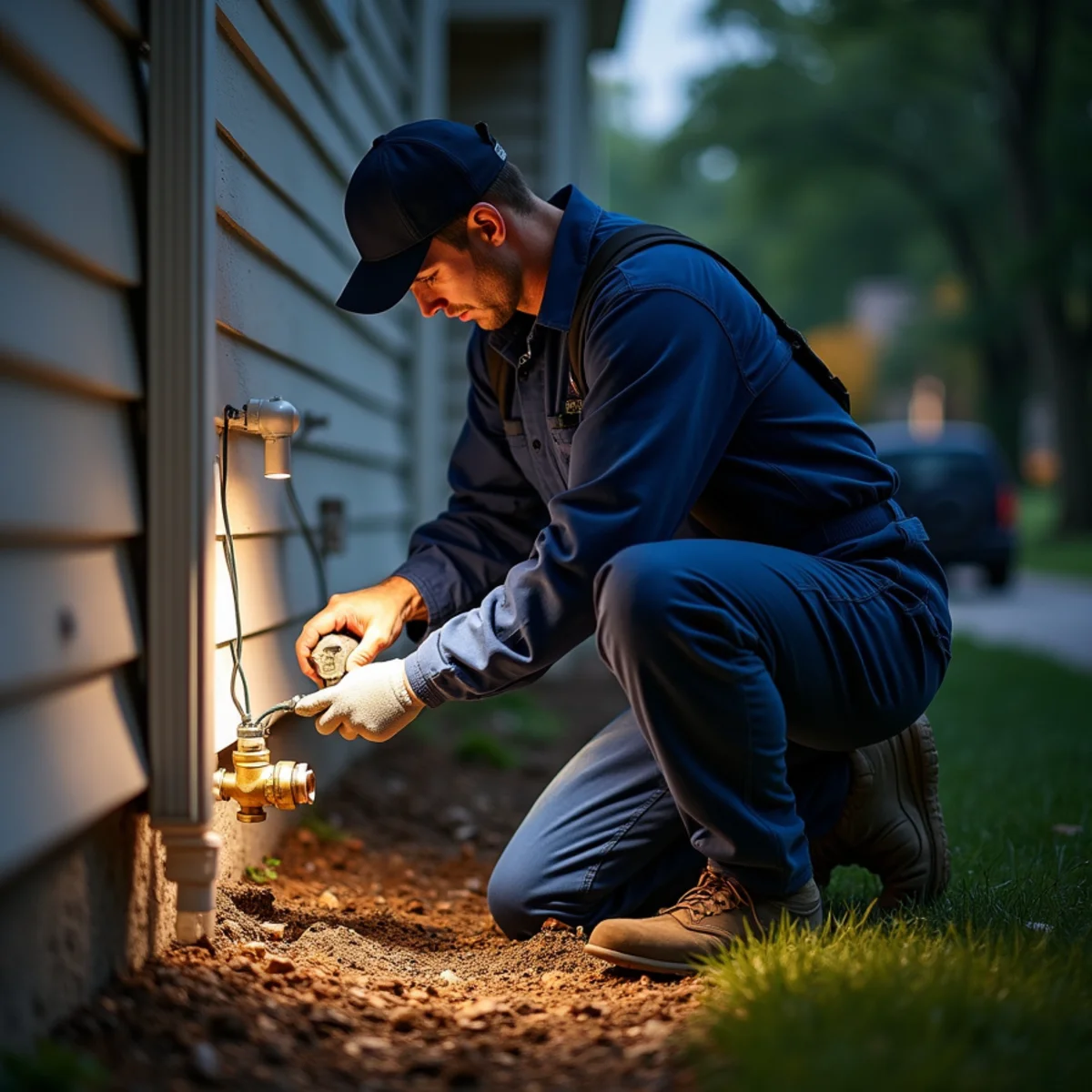 24/7 Emergency Plumbing being carried out at a home in Crystal Lake, IL